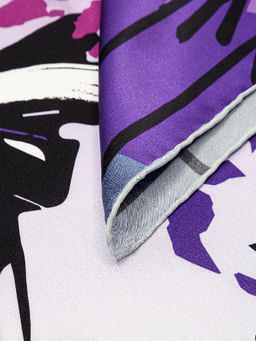 Платок жен. шелк 86х86 SS03-8350-10 - Eleganzza фото 5