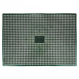 Коврик пластмассовый "Травка" 38х58см, темно-зеленый (Россия)