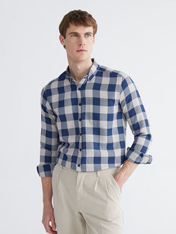 Regular Fit Ekose Erkek G?mlek