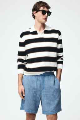Pantal?n corto en muselina Relaxed Fit - H&m фото 4