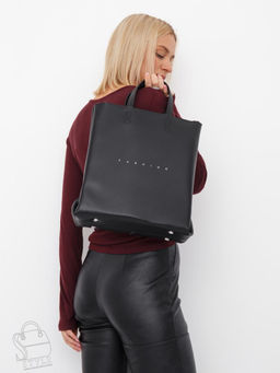 Сумка женская кожаная 1001L black Plina&Eiterou