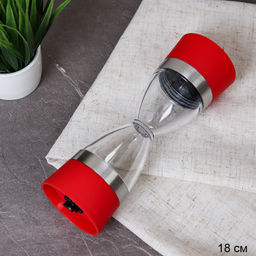 Мельница для специй и соли 20 см / QR-9 /уп 50/красная механическая - Галеонтрейд фото 5