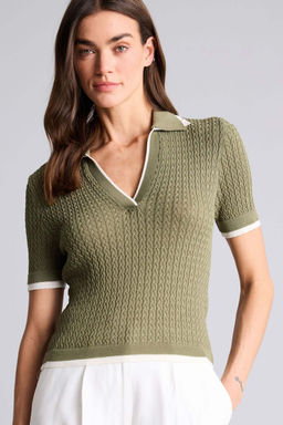 Polo Yaka Ajurlu Kazak