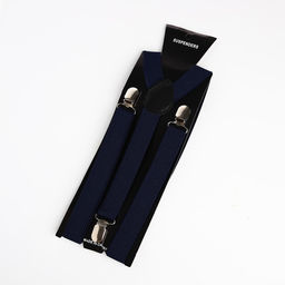 Подтяжки взрослые, ширина 2,5 см, цвет тёмно-синий - Simaland фото 3