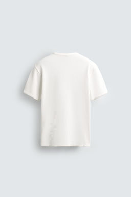 WAFFLE-KNIT T-SHIRT - Zara фото 14