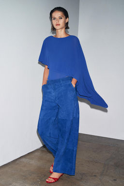 ASYMMETRIC CAPE BODYSUIT