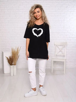 Футболка удлиненная 783