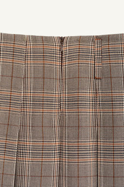 LIMITED EDITION CHECK BOX PLEAT SKIRT - Zara фото 8