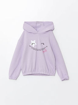 Kap??onlu K?z ?ocuk Sweatshirt