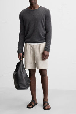 100% LINEN BERMUDA SHORTS - Zara фото 5