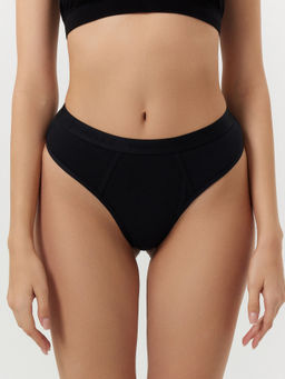 Цена за 2 штуки! Трусики бразилиана черные в наборе, 3 шт - Mark formelle фото 2