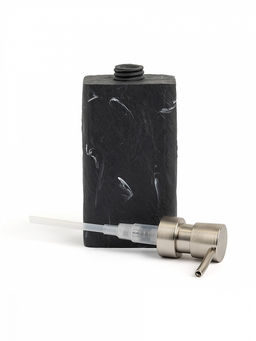 Диспенсер для жидкого мыла 330мл темно-серый полирезина - Denastia фото 3