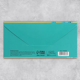 Набор конвертов для денег с эффектами «С Днем Рождения»,10 шт, 16,5 × 8 см