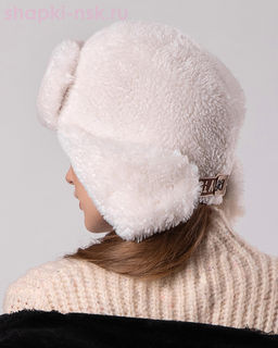 Руна экомех альпака Ушанка женская флис