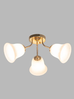 Люстра ЭкономСвет 20130/3GD, 3×40 Вт, E27, 50×50×20 см, золотая