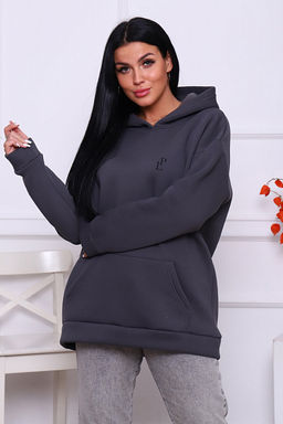 Толстовка с капюшоном, футер с начесом 3-х нитка (878-3) - Плиона фото 17