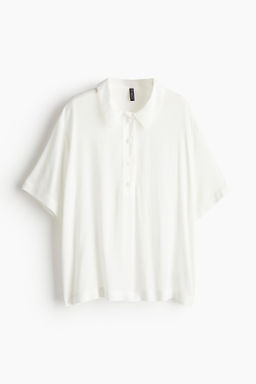 Polo en crepe transparente - H&m фото 7