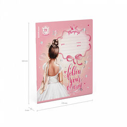 Цена за 10 шт. Тетрадь школьная ученическая ErichKrause Pointes, 18 листов, клетка, выборочный УФ-лак с глиттером (в плёнке по 10 шт.)_MIX-PACK  фото 10