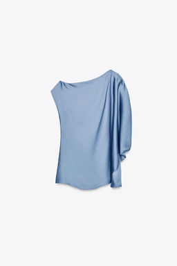 SATIN TOP WITH HARDWARE - Zara фото 15