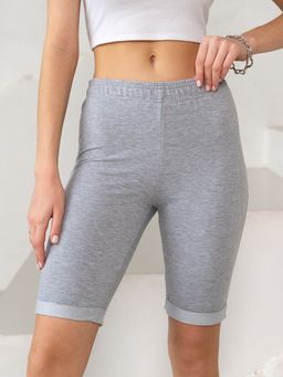 Велосипедки футер 2-хнитка,темно-серые