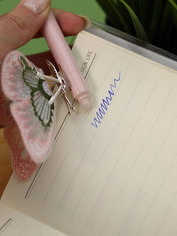 Ручка пиши-стирай "Beautiful butterfly", pink