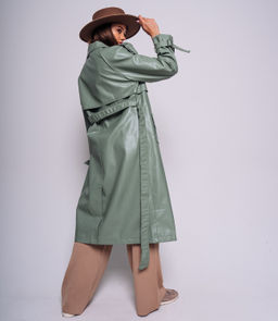 Тренч #БШ2232, ментоловый - Dommod фото 4