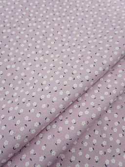 Теплый хлопок Дюймовочка цв.сиренево-розовый, СОРТ2, ш.1.45м, хлопок-100%, 150гр/м.кв