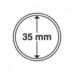 Капсула CAPS для монет диаметром 35 мм LEUCHTTURM 318983