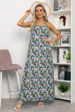 Платье Алиготе (серо-зеленое) П13760-12М