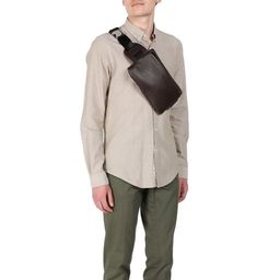 Мужская поясная сумка CALZETTI ADAM R Артикул 2435959, темно-коричневый