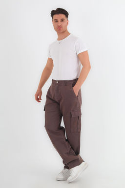 TRENDYOL MAN Siyah Kargo Cepli Gabardin Baggy/Bol Kesim %100 Pamuklu Rahat Pantolon TMNSS24PL00021 - Trendyolmilla фото 26