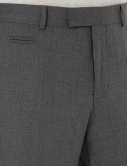 Серые зауженные тканевые брюки - Cacharel фото 5