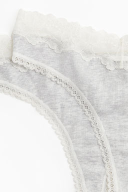Pack de 2 bragas thong de algod?n - H&m фото 2