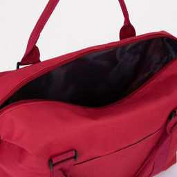 Сумка дорожная на молнии, наружный карман, цвет красный - Simaland фото 4