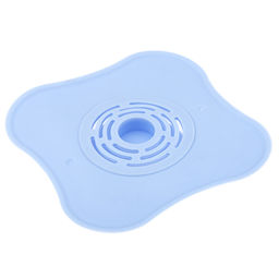 Пробка-сетка для раковины силиконовая 10,5х10,5см h1см, цвета в ассортименте: синий; терракотовый, в п/эт пакете (Китай) - Домашняя мода фото 4