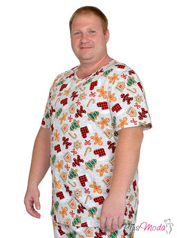 Футболка Модель №1297 размеры 44-84 - Plusmoda фото 4