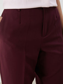 Dar Fit Kad?n Pileli Pantolon