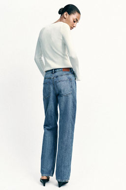 JEANS Z1975 STRAIGHT HIGH WAIST LONG LENGTH - Zara фото 43