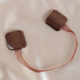 Подхват для штор Квадрат, 4 4 см, цвет кофейный - Арт узор фото 2