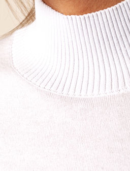 VILATTE / Джемпер тонкой вязки из хлопка с нейлоном  фото 2