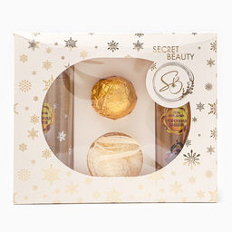 УЦЕНКА Новогодний подарочный набор косметики Вера в чудеса, с ароматом вишни и корицы. Золотая серия. - SB BEAUTY фото 4