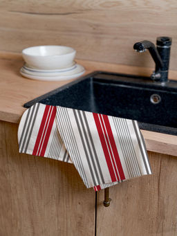 Набор полотенец 70х40 2шт ДОМОСФЕРА Рогожка 9725-2/70х40 - Шуйские ситцы фото 4