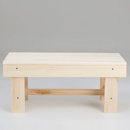 Лавка деревянная, 70×33×30 см, липа, «Добропаровъ»