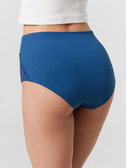 Цена за 2 штуки! ТРУСЫ ЖЕНСКИЕ СИНИЕ С КРУЖЕВНЫМИ ВСТАВКАМИ - Mark formelle фото 4