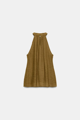 TOP HALTER FRUNCES / Oliva - Zara фото 7