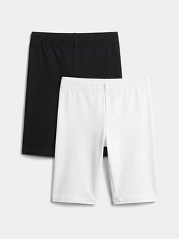 Basic K?z ?ocuk K?sa Tayt 2li