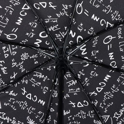 Зонт полуавтоматический Узоры, эпонж, 3 сложения, 8 спиц, R = 49 см, цвет МИКС - Simaland фото 3