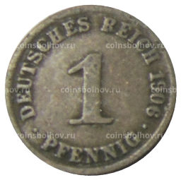 1 пфенниг 1906 года A Германия