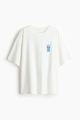 Camiseta oversize con motivo estampado - H&m фото 5