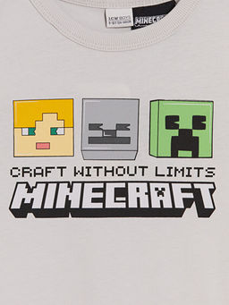 Minecraft Bask?l? Erkek ?ocuk Ti??rt